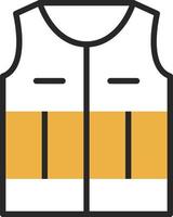 Life Jacket Vector Icon Design