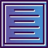 Center Alignment Vector Icon Design
