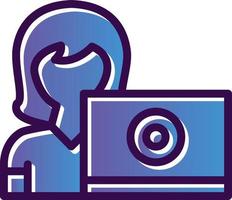 Girl Vector Icon Design
