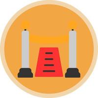 Red Carpet Vector Icon Design