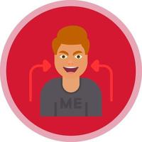 Myself Vector Icon Design