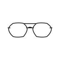 modern glasses optical line icon vector illustration