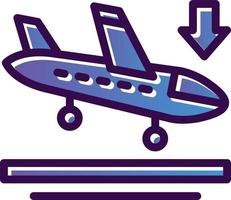 Landing Vector Icon Design