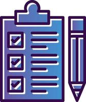 Checklist Vector Icon Design