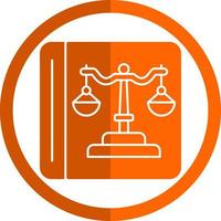 Law Book Vector Icon Design