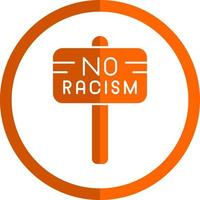 No Racism Vector Icon Design