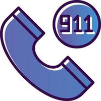 911 Vector Icon Design