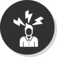 Headache Vector Icon Design