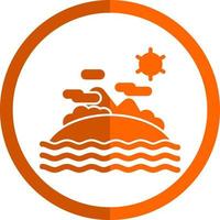 Island Vector Icon Design