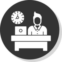 Overtime Vector Icon Design