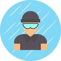 Burglar Vector Icon Design