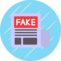 Fake News Vector Icon Design