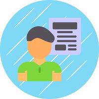 Journalist Vector Icon Design