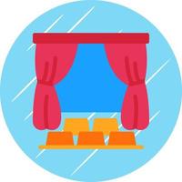 diseño de icono de vector de teatro