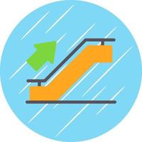 Escalator Vector Icon Design