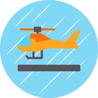 Helicopter Vector Icon Design