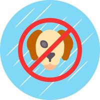 No Pets Vector Icon Design