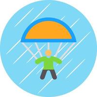 Skydiving Vector Icon Design