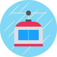 Chairlift Vector Icon Design