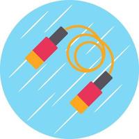 Jumping Rope Vector Icon Design