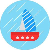 WIndsurf Vector Icon Design