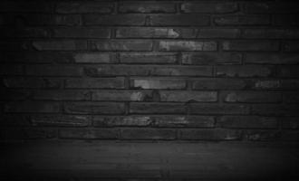 3d grunge wall texture black background photo