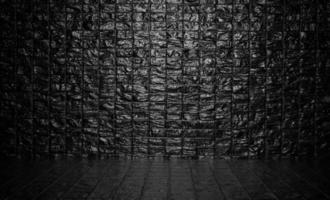 3d grunge wall texture black background photo