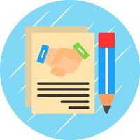 Agreement Vector Icon Design