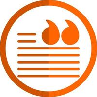 Quotation Vector Icon Design