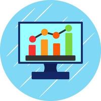 Monitoring Vector Icon Design