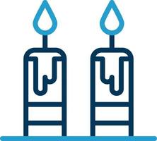 Candles Vector Icon Design