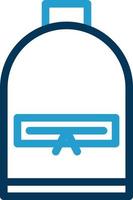 Backpack Vector Icon Design