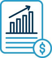 Debt Analysis Vector Icon Design