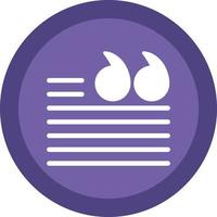 Quotation Vector Icon Design