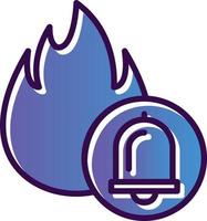 diseño de icono de vector de alarma de incendio