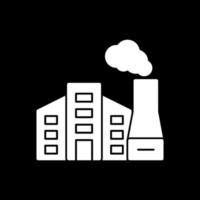 Factory Pollution Vector Icon Design