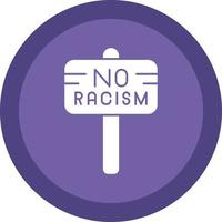 No Racism Vector Icon Design