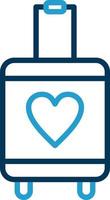 Suitcase Vector Icon Design