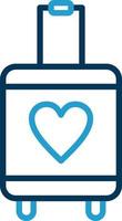 Suitcase Vector Icon Design