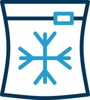 Ice Bag Vector Icon Design