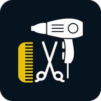 Hairdressing Vector Icon Design