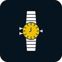 diseño de icono de vector de reloj de pulsera