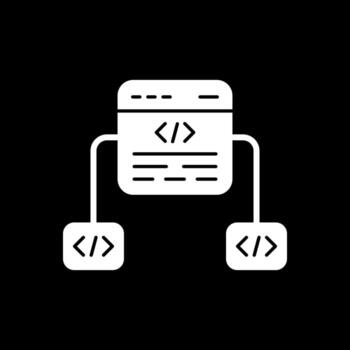 diseño de icono de vector de marco de código
