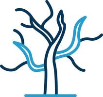 Dry Tree Vector Icon Design