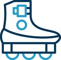 Roller Skating Vector Icon Design