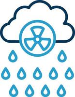 diseño de icono de vector de lluvia ácida