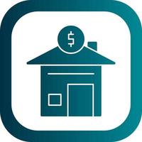 Mortgage Loan Vector Icon Design