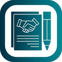 Agreement Vector Icon Design