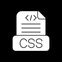 diseño de icono de vector de archivo css