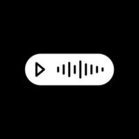 Voice Message Vector Icon Design